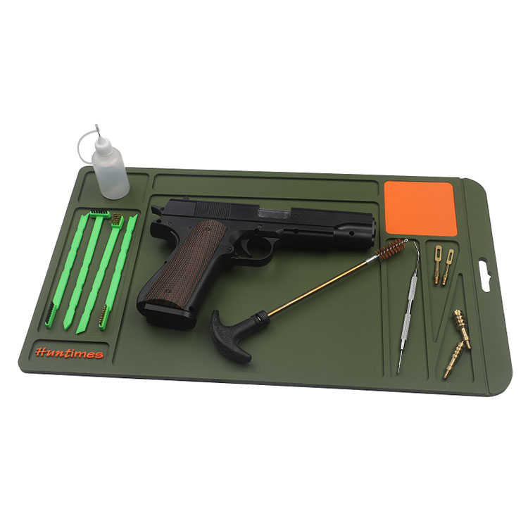 gun cleaning mat